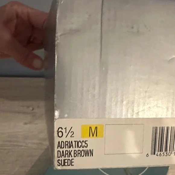 Nine West Dark Brown Suede Heels - Picture 4 of 5